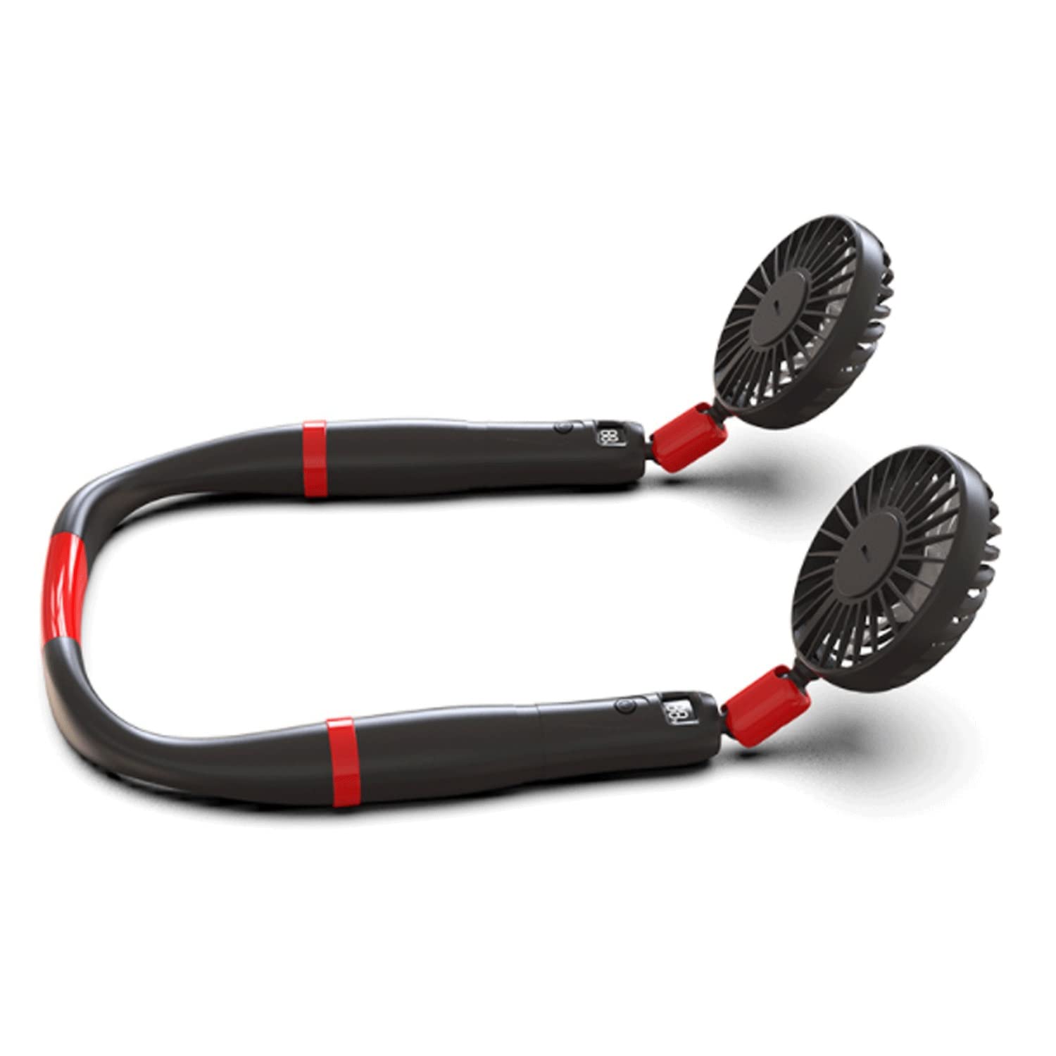 Hands Free Portable Neck Fan - Rechargeable USB Personal Cooling Fan with 3 Speed Levels, Lightweight for Home, Office, Travel, Gym & Outdoor Activities (Black) - Stay Cool While Working, Exercising or Commuting