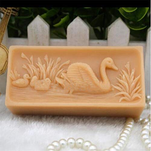 Premium Swan Silicone Soap Mold - Elegant Swan Lake Shape for DIY Handmade Soap Making, Craft Art Supplies by YSCEN | Perfect for Bath Bombs, Candle Making & Home Decor Gifts