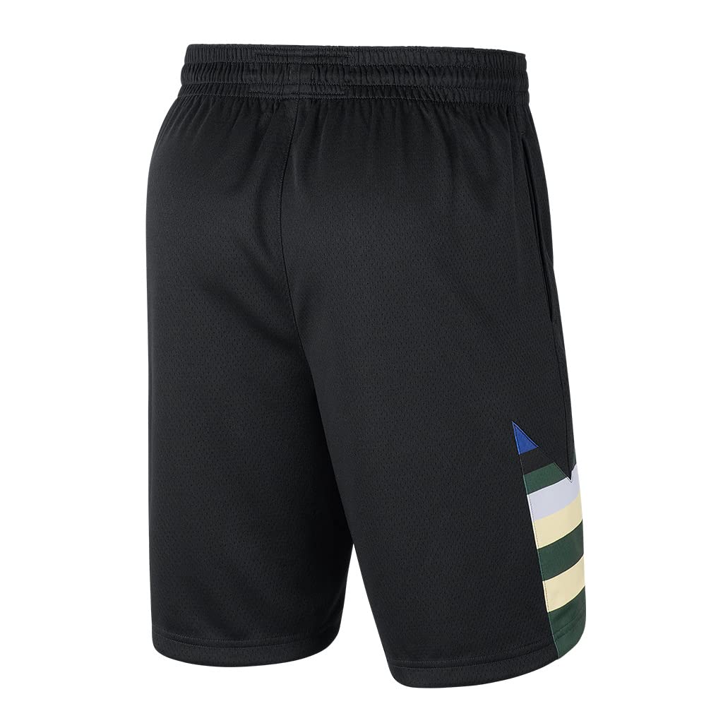 Milwaukee Bucks Youth 8-20 Black Statement Edition Swingman Shorts | NBA Basketball Game Day Outfit | Perfect for Games, School & Casual Wear