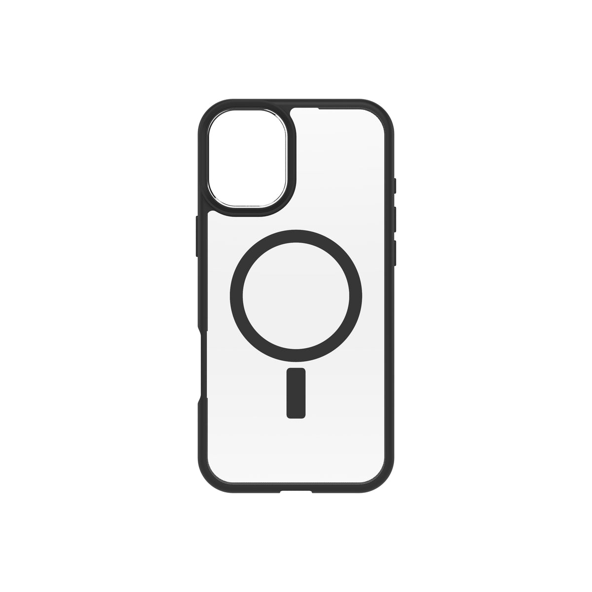 OtterBox SLEEK MagSafe Compatible iPhone 16 Plus Case - Black Crystal | Slim Protective Cover for Everyday Use, Work & Travel