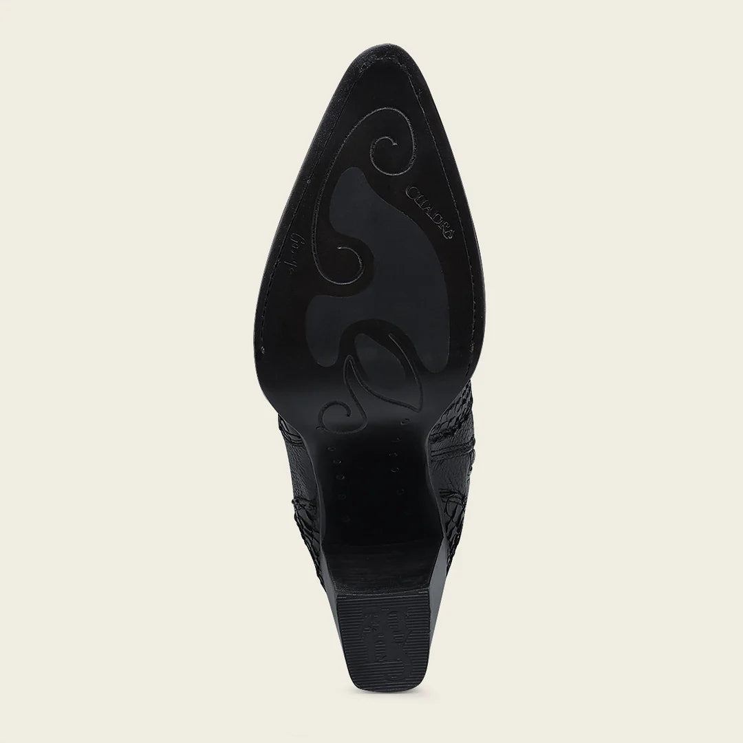 Cuadra Black Python Boots for Women - Stylish & Comfortable Western Boots for Cowgirl Fashion, Night Out & Country Events