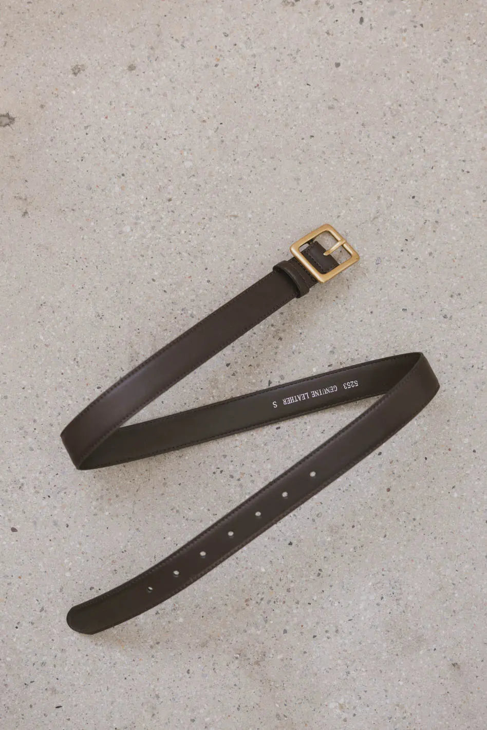Premium Genuine Leather Belt for Men - Classic Brown Dress Belt with Stainless Steel Buckle - Perfect for Office, Casual & Formal Wear