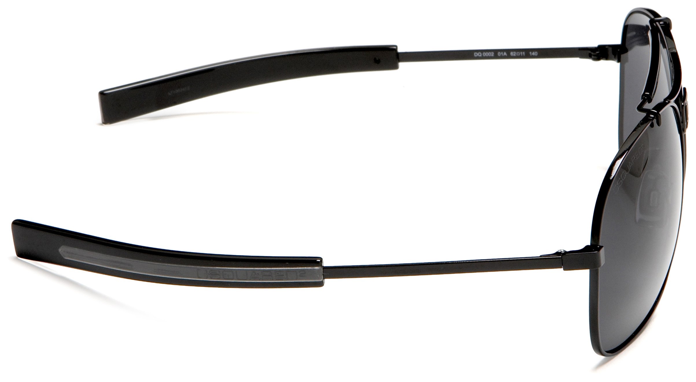 DSQUARED2 DQ0002 Navigator Polarized Sunglasses for Men - UV Protection, Classic Aviator Style - Perfect for Driving, Travel & Outdoor Activities