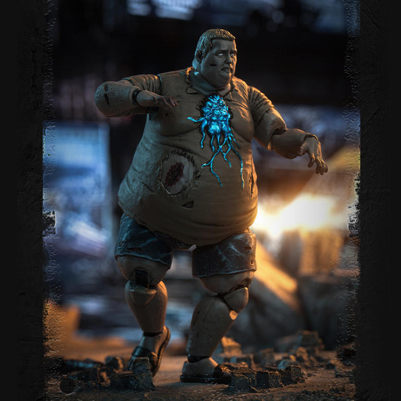 1/18 JOYTOY 3.75 Inch Zombie Action Figure - Life After Infected Person Series | Post-Apocalyptic Collectible for Horror Fans & Diorama Scenes