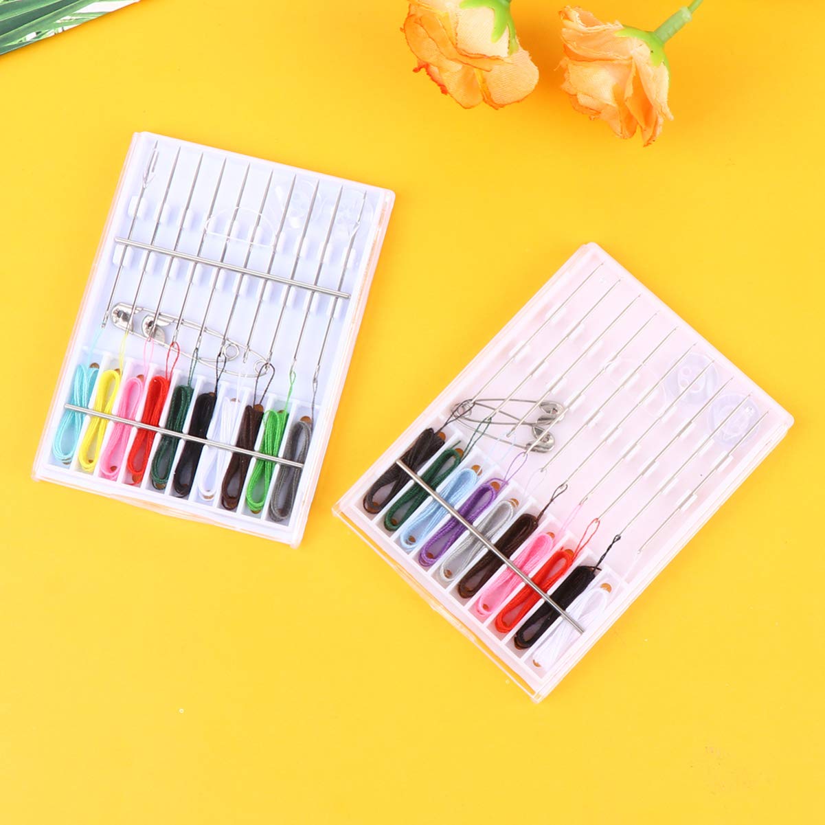4-Piece Sewing Thread & Needle Set for DIY & Crafts