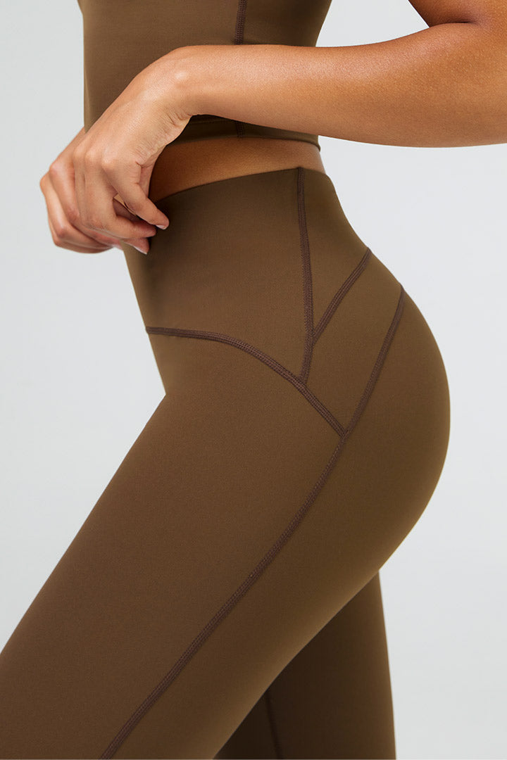 FlexEase™ High Waist Yoga Pants for Women - 7/8 Length with Side Slit Design - Comfortable Workout Leggings for Yoga, Running & Gym | Perfect for Active Lifestyles & Lounge Wear