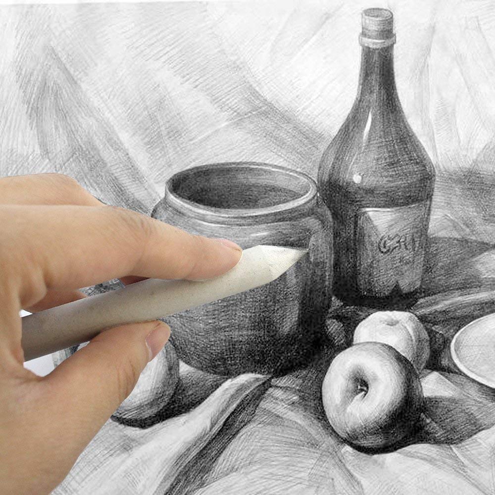 Premium Artist Blending Stump Set - 12PCS Double-Ended Tortillon Drawing Tools for Sketching, Shading & Smudging | Ideal for Artists, Students & DIY Projects | Perfect for Charcoal, Pencil & Pastel Artwork