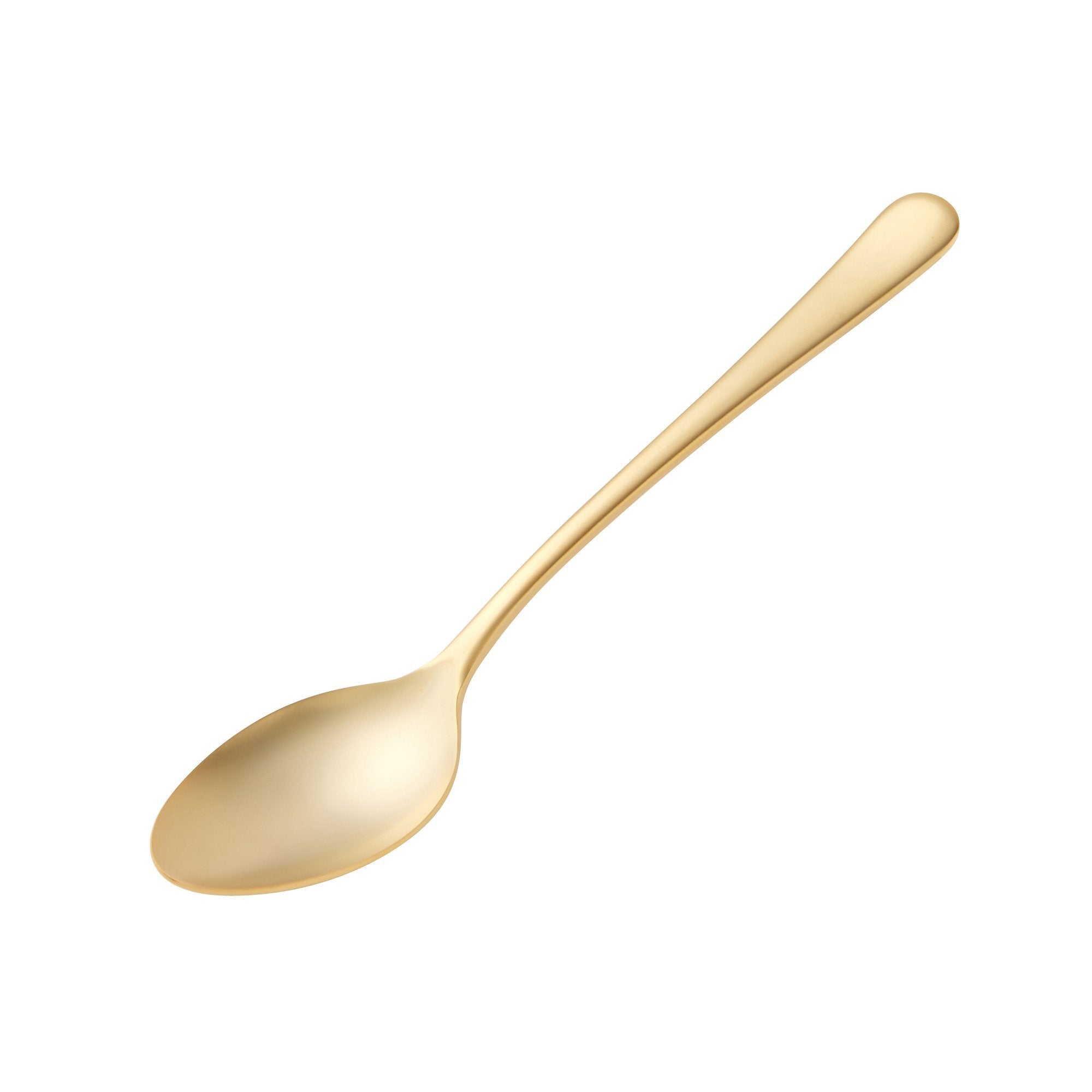 Premium Gold-Plated Tea Spoon Set - Elegant Dessert Spoon for Afternoon Tea, Coffee, and Dessert Serving - Perfect for Tea Parties, Cafes, and Home Dining