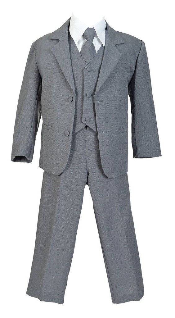 iGirlDress Boys Formal Suit Set - 3 Piece Dress Suit with Shirt, Vest & Pants for Weddings, Parties & Special Occasions
