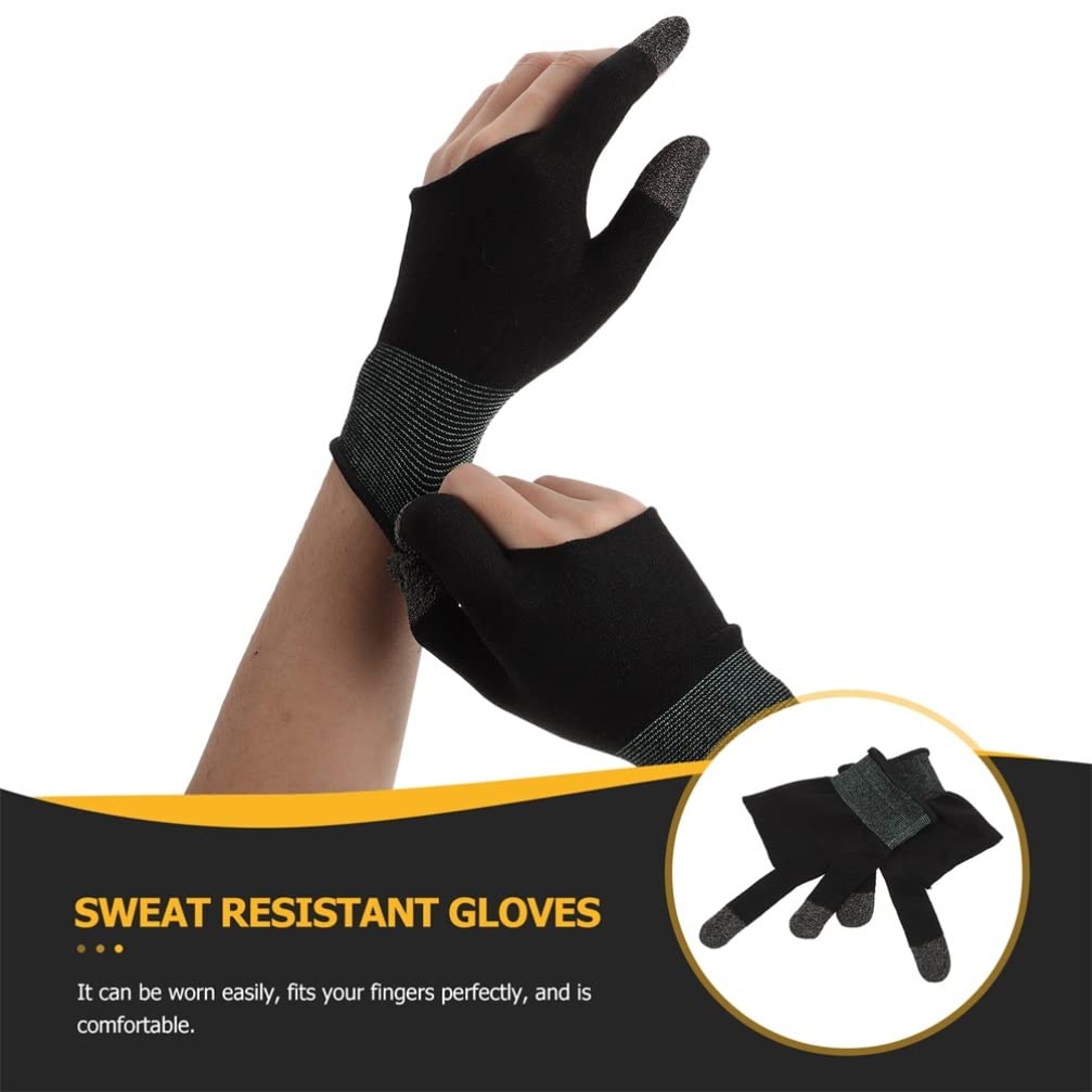ARTIBETTER 1 Pair Gaming Gloves for Sweaty Hands - Breathable Finger Covers for Mobile & PC Gamers - Cold Weather & Sweat Resistant - Perfect for Esports, Streaming & Long Gaming Sessions