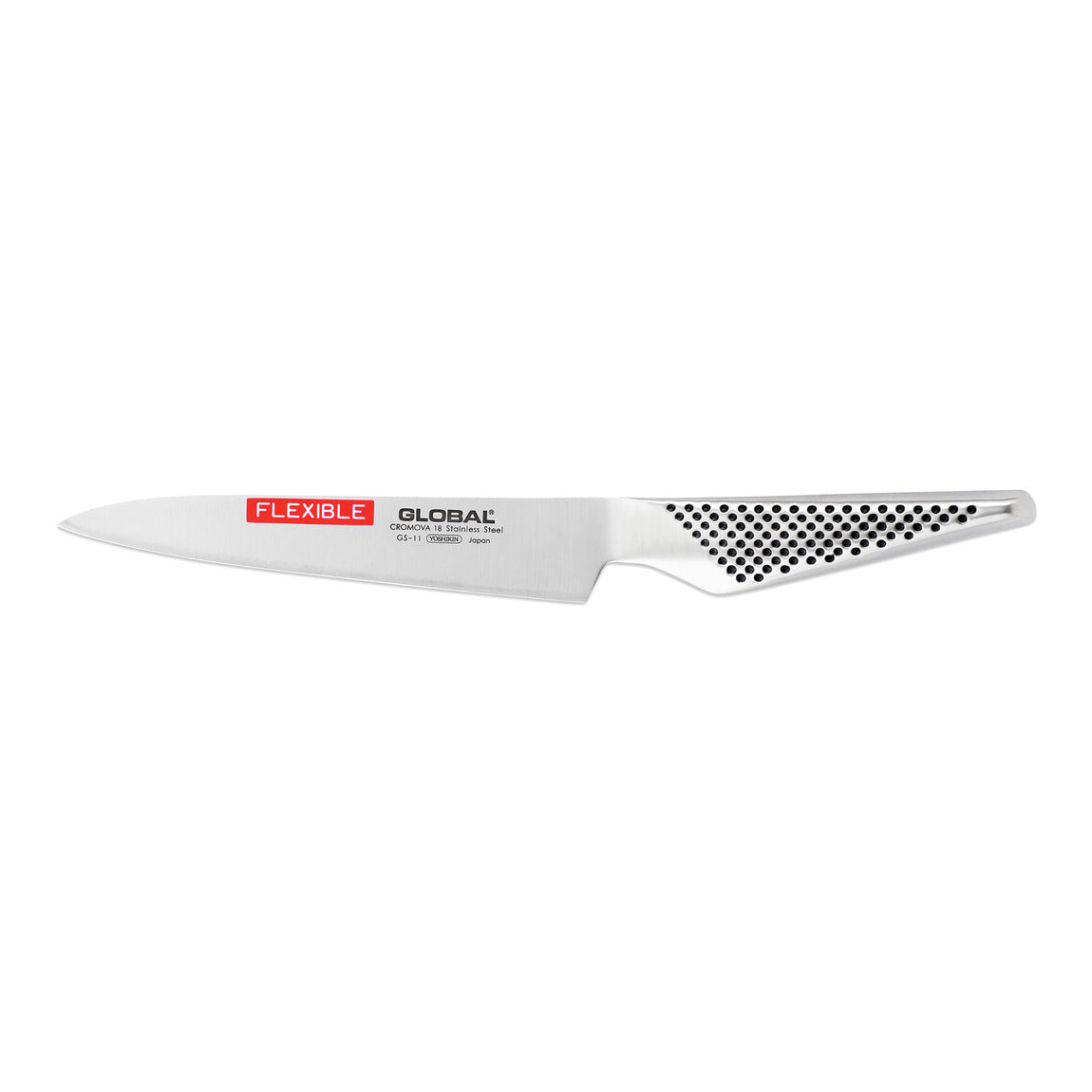 Global GS 11 Flexible Utility Knife - 6 Pack Heavy Duty Retractable Box Cutters for Warehouse, Shipping & Home Use - Sharp Stainless Steel Blades for Cardboard, Packaging & DIY Projects