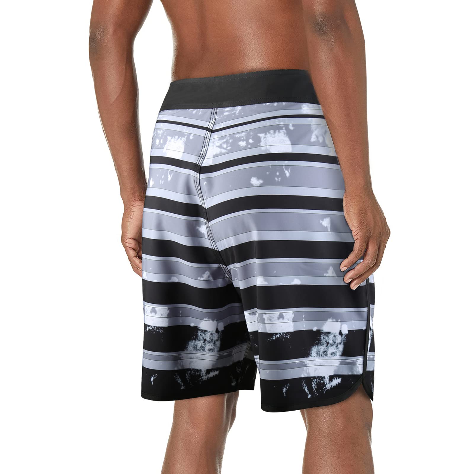 BOOMCOOL Men's Swim Trunks 2-Pack - Quick Dry Board Shorts with Funny Print | Beach, Pool & Vacation Swimwear for Summer Outdoor Activities