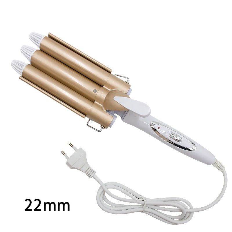 Professional Hair Curling Iron Wand - 1 Inch Ceramic Tourmaline Barrel for Long Lasting Curls & Waves - Perfect for Salon, Home Styling & Special Occasions