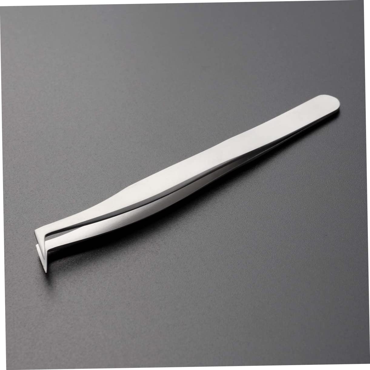 Premium Stainless Steel Eyelash Tweezers - Professional False Eyelash Applicator & Makeup Tool Set for Women - Perfect for Daily Use, Salon, Bridal & Party Makeup Application