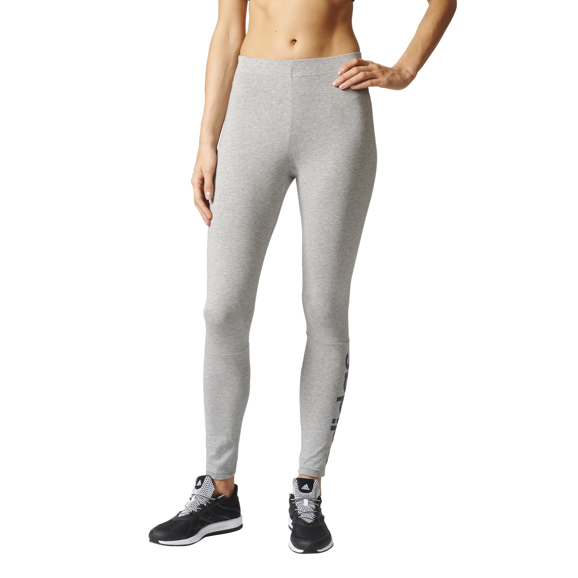 adidas Women's Essentials Linear Tight - High Waisted Yoga Pants for Workout, Running & Gym - Moisture Wicking Stretch Leggings for Women