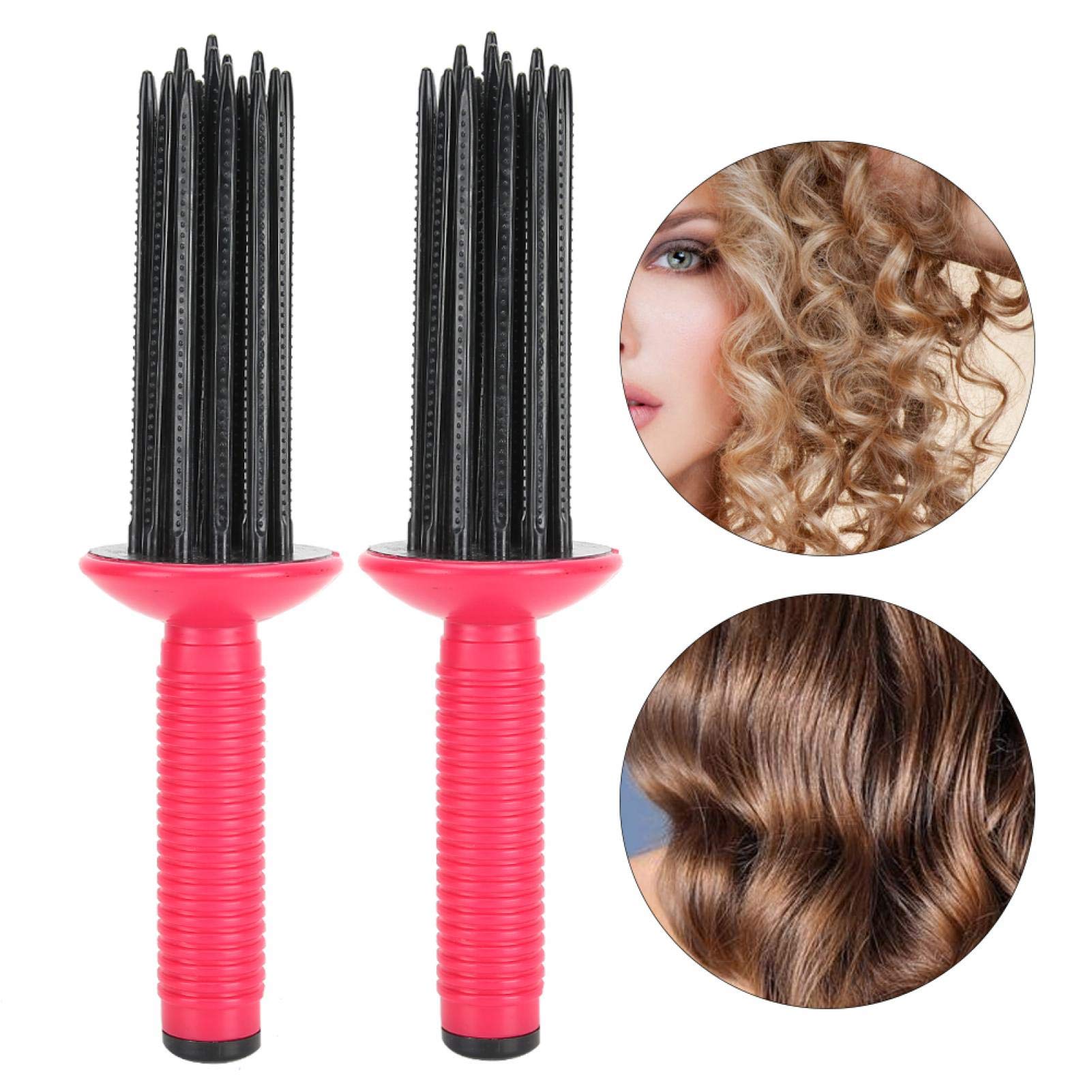 Professional Anti-Slip Hair Curling Wand & Fluffy Roll Comb - Styling Tool for Women & Ladies | Perfect for Salon, Home Use & Travel Styling