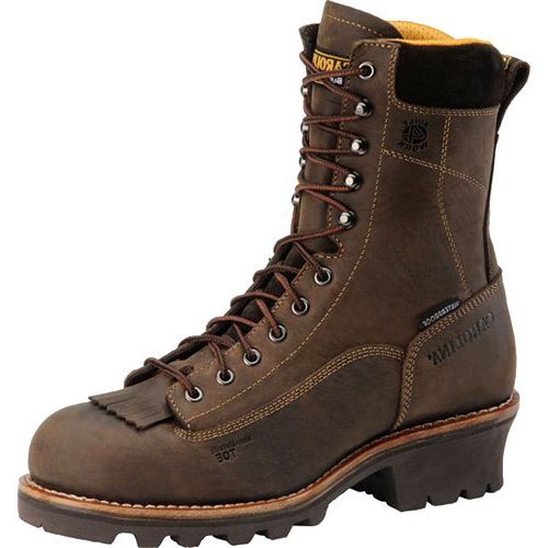 **Carolina Boots CA7022 - Men's 8 Inch Waterproof Logger Work Boots for Hiking, Construction & Outdoor Activities**