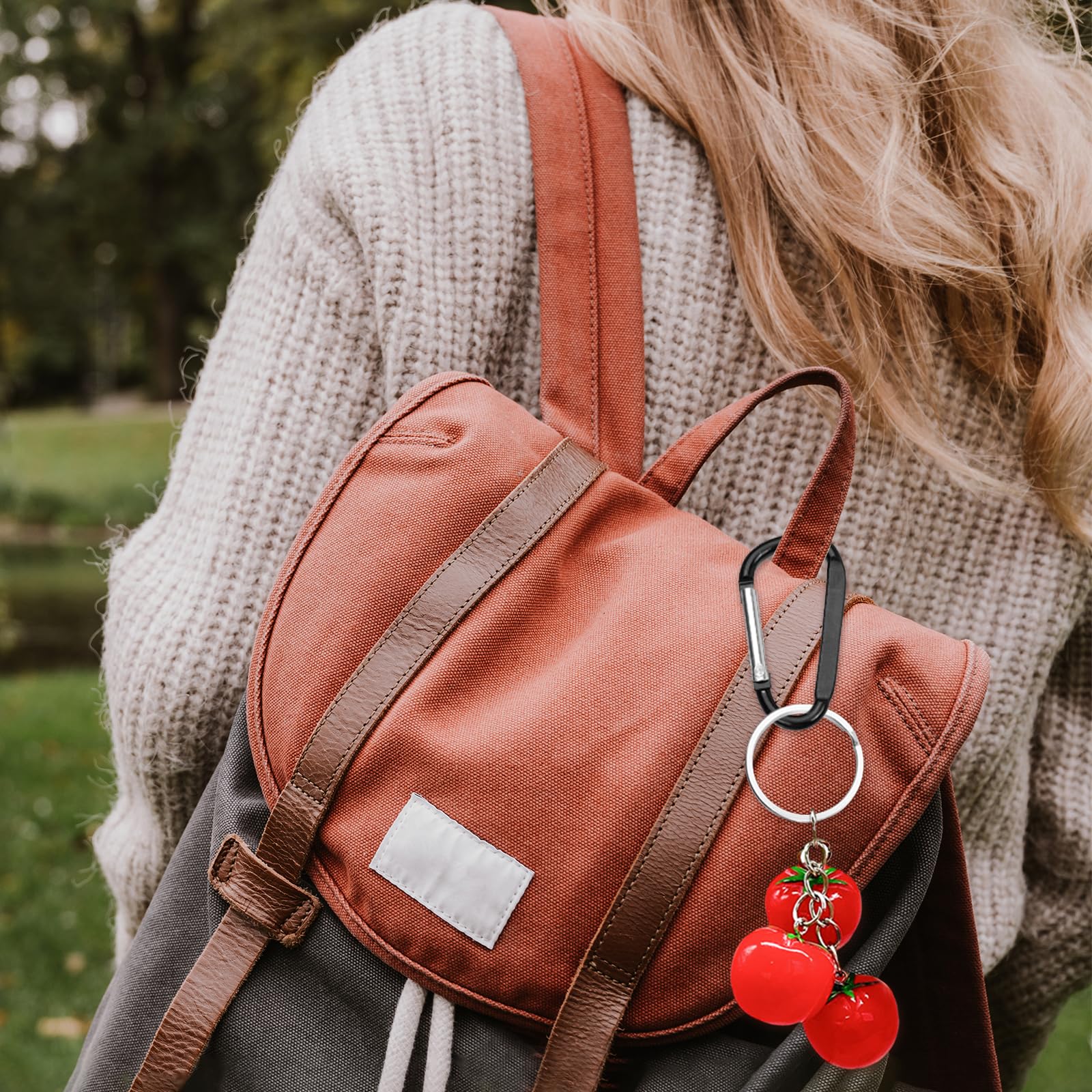 Fun Fruit Keychain Set - Cute Key Rings for Women & Girls, Bag & Purse Charms, Backpack & Handbag Decor - Perfect Gift for Friends & Family - Great for Everyday Use, Travel & School Accessories