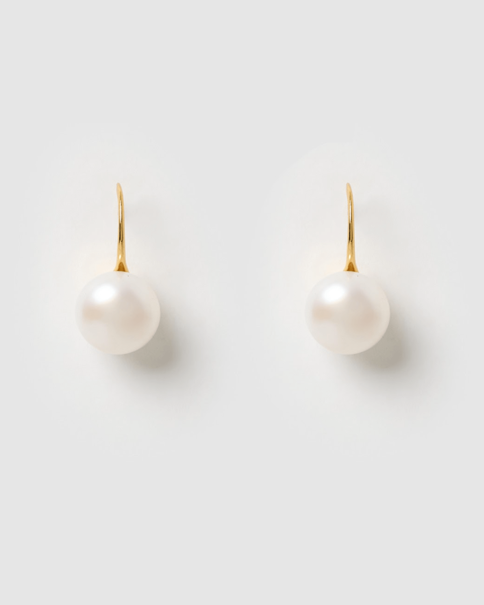 Izoa Cecilia Gold Freshwater Pearl Earrings - Elegant Dangle Earrings for Women, Perfect for Weddings, Parties & Special Occasions