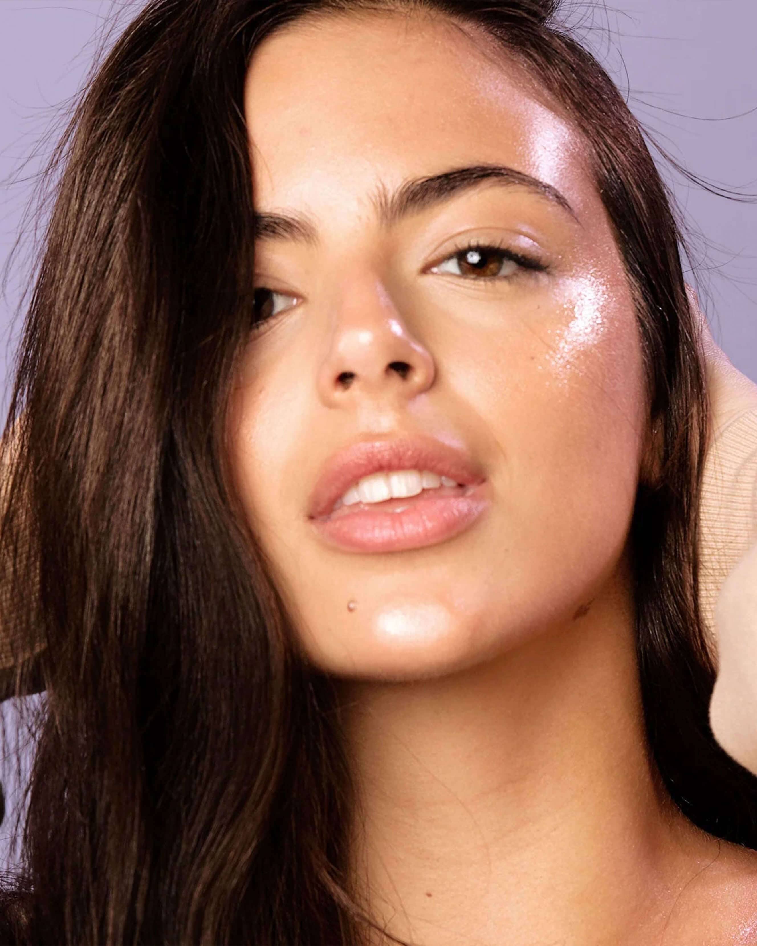 SuperDew Shimmer-Free Highlighter Balm Stick - Natural Glow Makeup for Cheeks & Eyes | Vegan, Cruelty-Free, Perfect for Daily Wear & Special Occasions