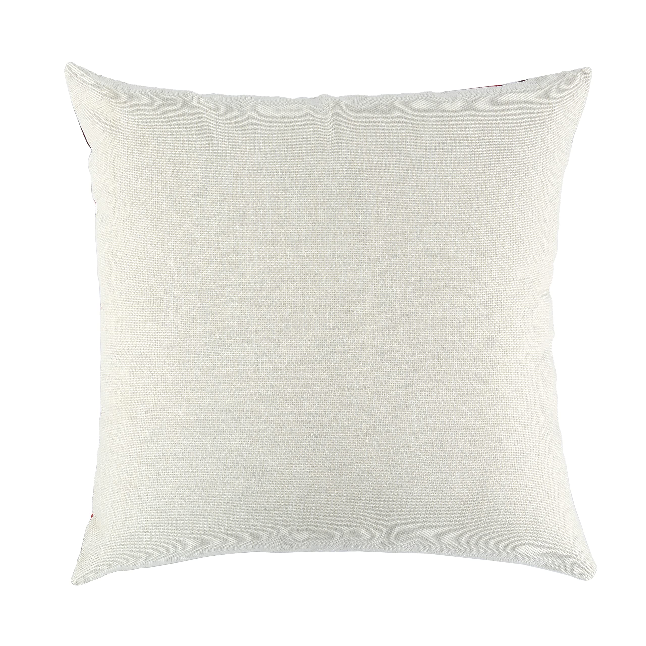 Personalized 18x18 Inch Custom Photo & Text Throw Pillow Cover - Indoor/Outdoor Decorative Pillow Case for Wedding, Anniversary & Home Decor | Perfect Gift for Couples & Family
