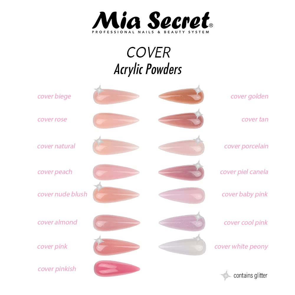 Mia Secret Cover Pink Acrylic Powder 1.5 lbs - Professional Nail Extension & Repair Kit for Acrylic Nails - Perfect for Salon, Home Manicure & DIY Nail Art