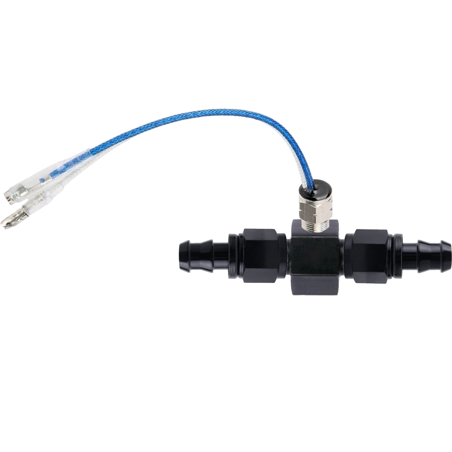 2 Inch Transmission Oil Cooler Temperature Gauge Sender Unit with AN Hose Fitting - Perfect for Automotive, Racing & Performance Vehicle Cooling Systems