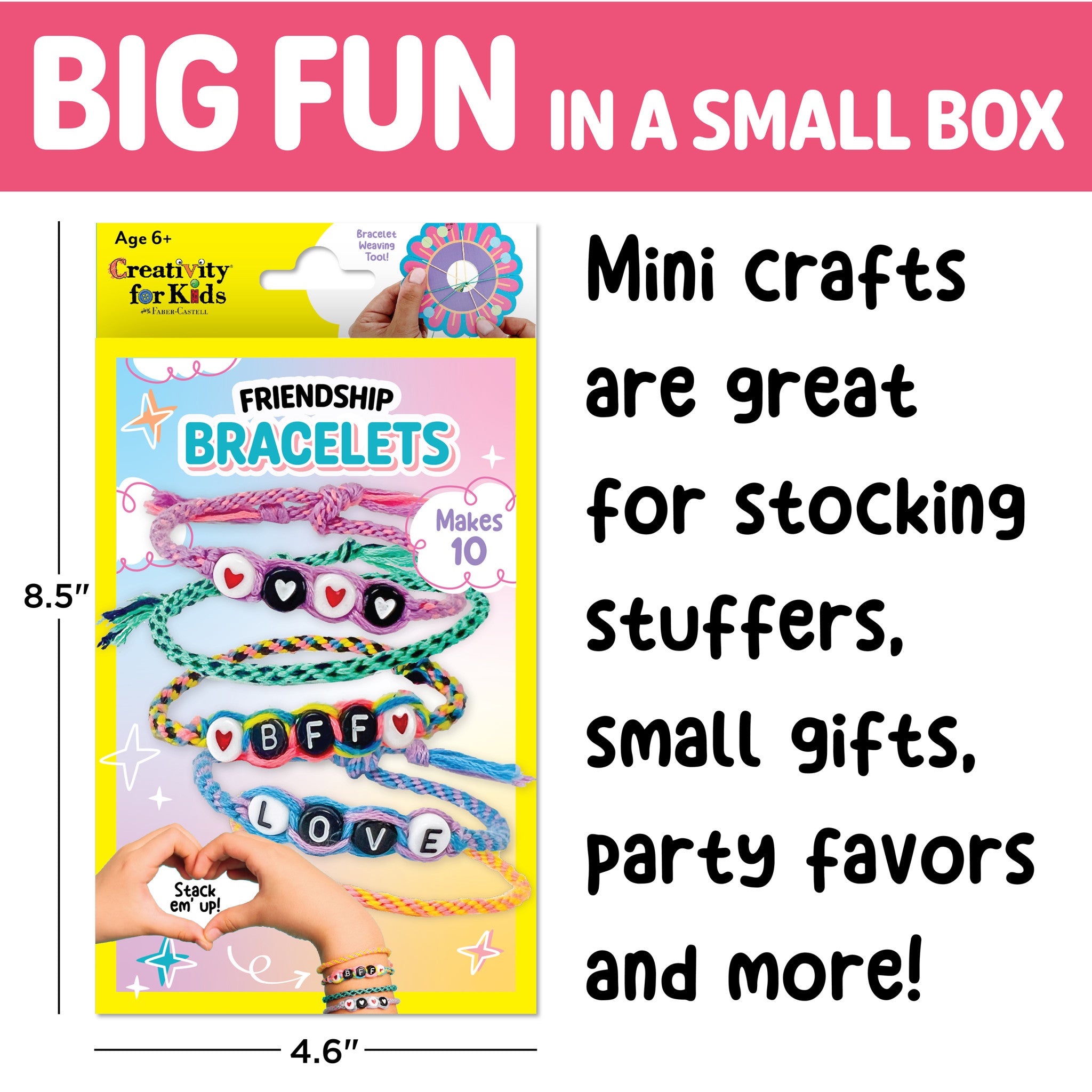 Friendship Bracelets DIY Kit - 6502000 - Perfect for Kids, Teens & Craft Lovers - Great for Parties, Gifts & Summer Camp Activities