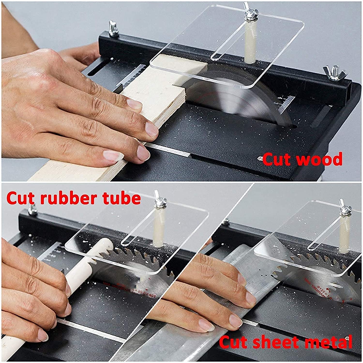 Precision Mini Table Saw for Wood & Stone - DIY Engraving & Polishing Tool