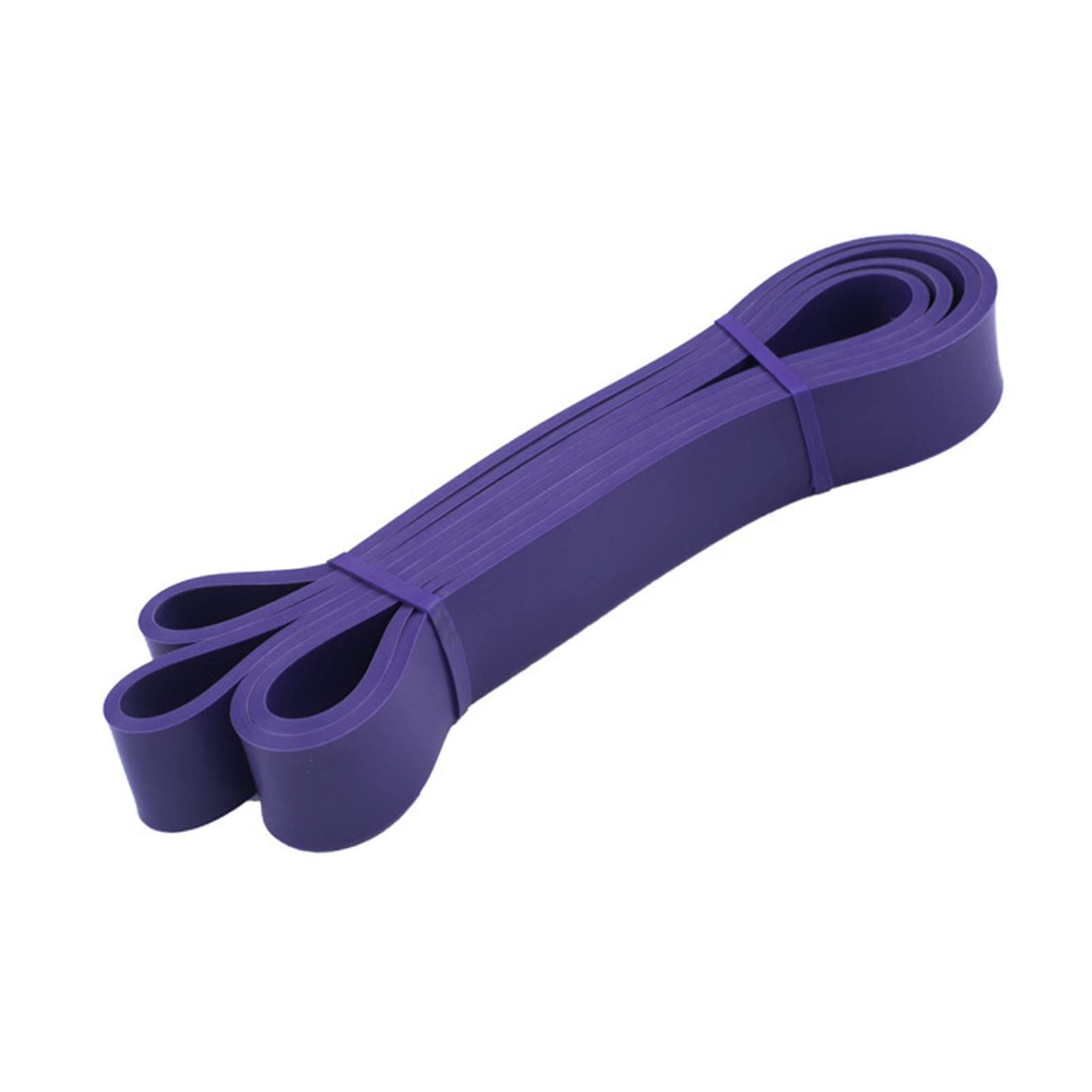 Unizhouxi Latex Pull Up Assistance Band - Thick, Durable Exercise Band with High Resilience for Gym & Home Workouts - Perfect for Strength Training, Stretching & Rehabilitation (Purple)