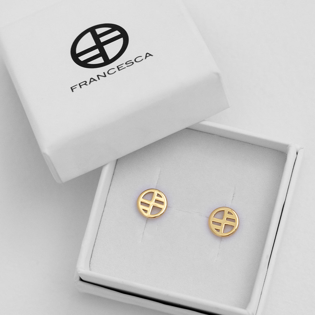 Signature Stud Earrings for Women - Elegant & Dainty Jewelry for Everyday Wear, Parties & Special Occasions