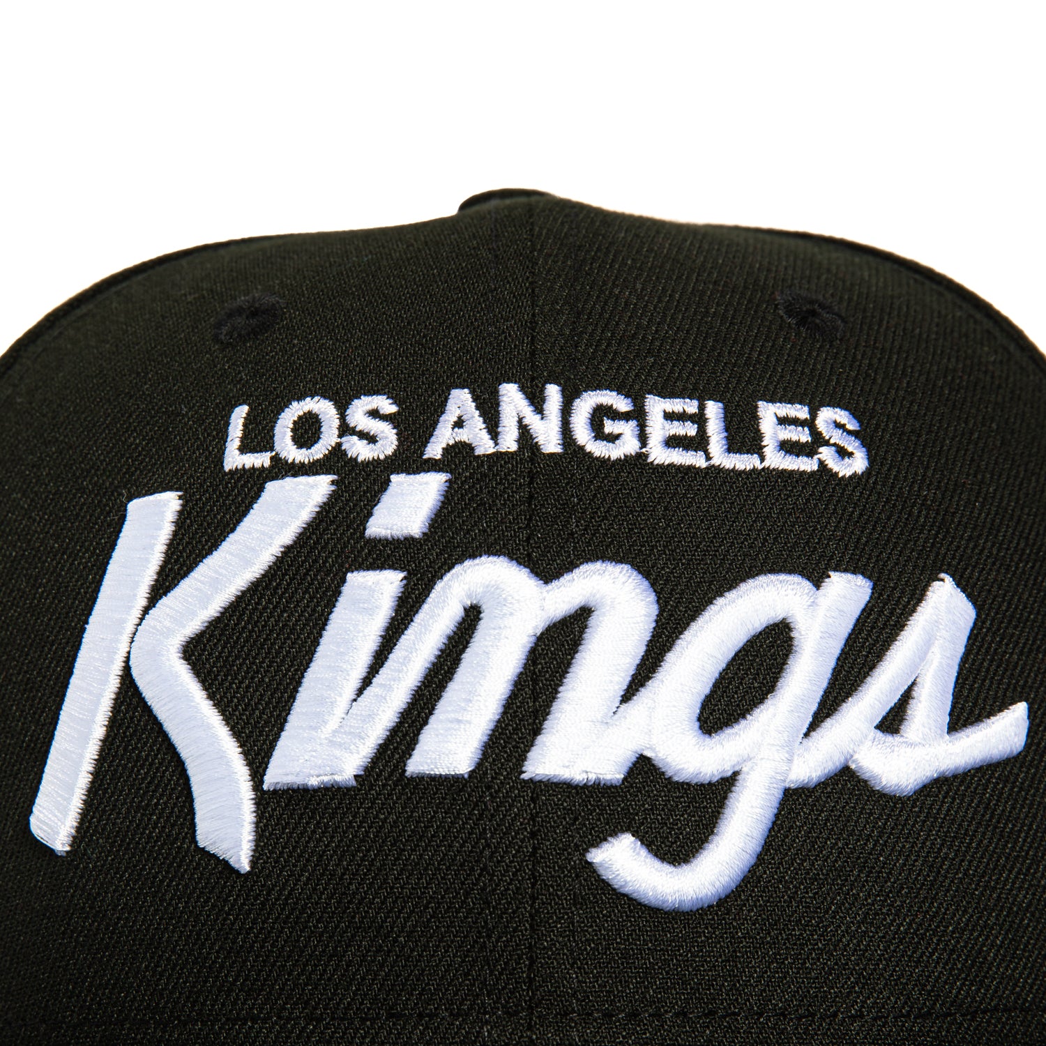 New Era 59Fifty Los Angeles Kings Script Hat - Black & White Snapback Baseball Cap for Men & Women - Perfect for Sports Fans, Streetwear Fashion & Casual Outfits