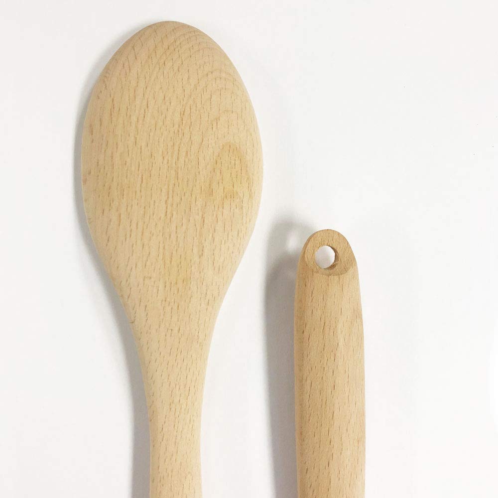 Rule Enforcer Laser Engraved Wooden Mixing Spoon - Personalized Kitchen Utensil for Baking, Cooking & Gift Giving