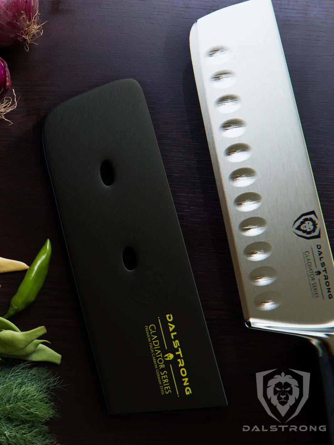 Premium 7-inch Nakiri Knife - Gladiator Series Japanese Vegetable Knife | NSF Certified | Dalstrong © | Perfect for Slicing, Dicing & Chopping Vegetables