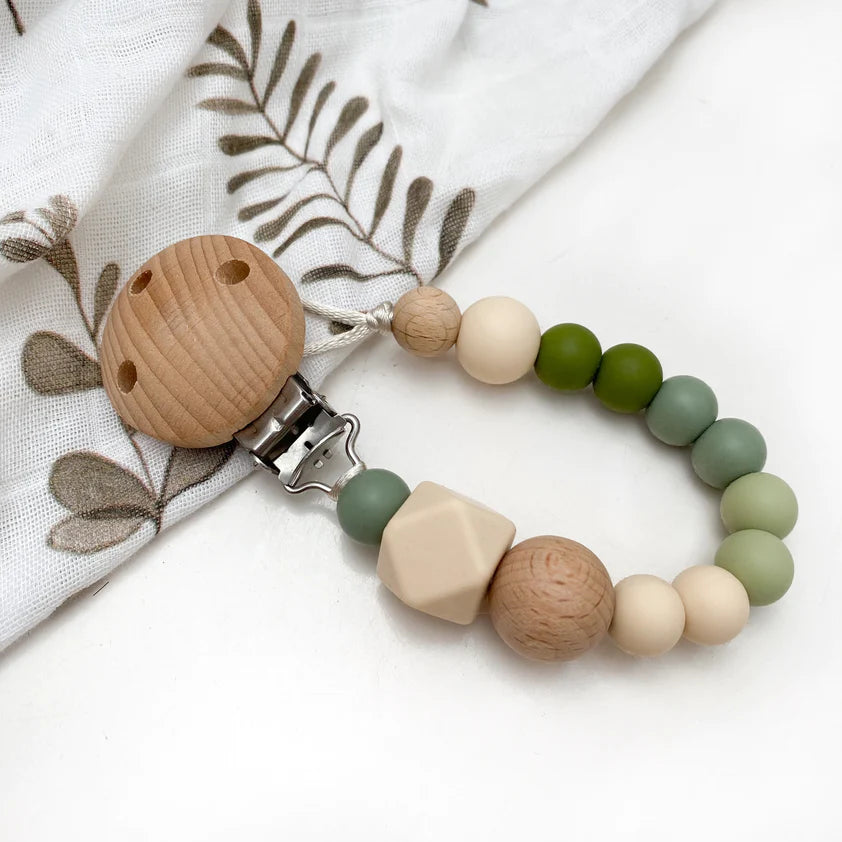 Ombre Range Dummy Holders - Stylish Baby Pacifier Clips for Boys & Girls | Perfect for Strollers, Car Seats & Baby Carriers