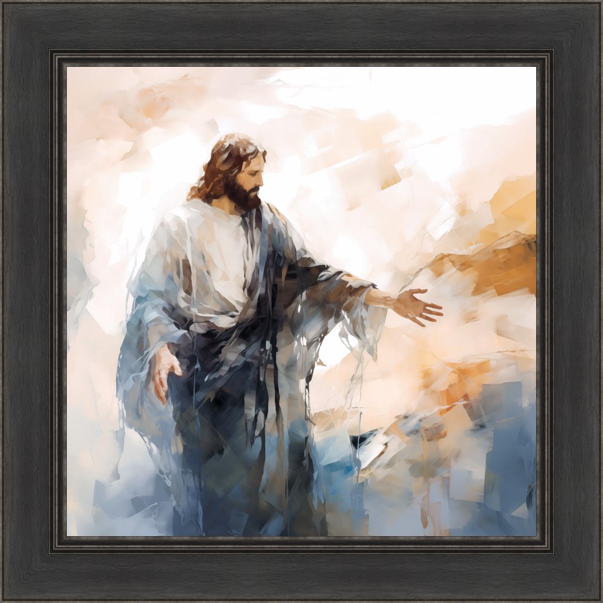 Come Unto Me By Gabriel Heaton - Inspirational Christian Wall Art for Home & Church Decor | Perfect for Living Room, Bedroom & Office