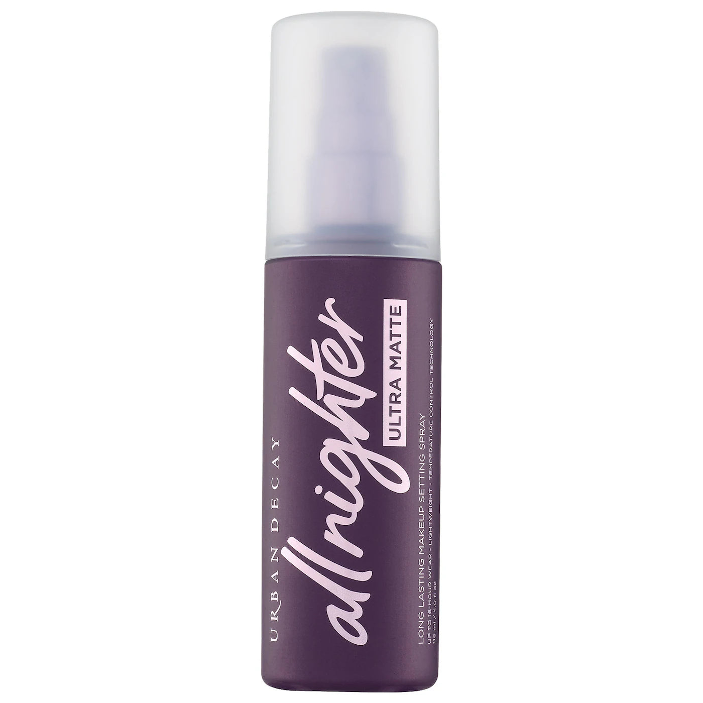 Urban Decay All Nighter Long-Lasting Makeup Setting Spray - 118ml (5 Variants) | Oil-Free, Matte Finish | Perfect for Parties, Weddings & All-Day Wear