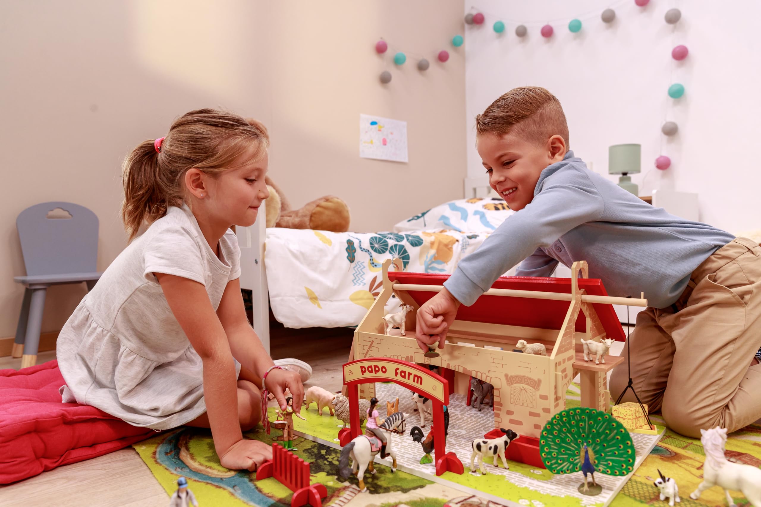 Papo Horse Toy Figures Set - Realistic Animal Figurines for Kids, Collectors & Play Scenes - Perfect for Farm Playsets, Dioramas & Educational Learning