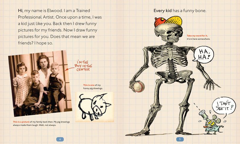 Funny Bone Drawing Guide - Learn How to Draw with Humor & Creativity | Perfect for Artists, Beginners & Classroom Activities