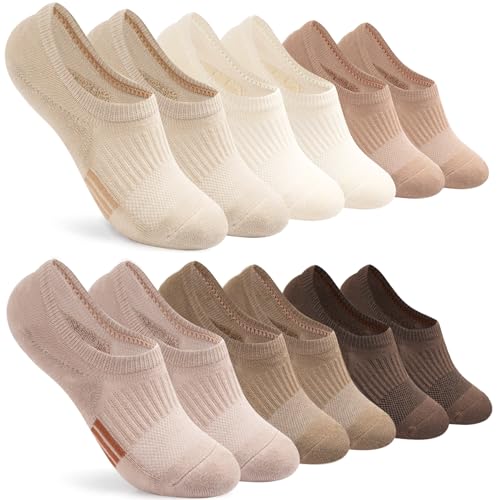 6 Pairs Brown