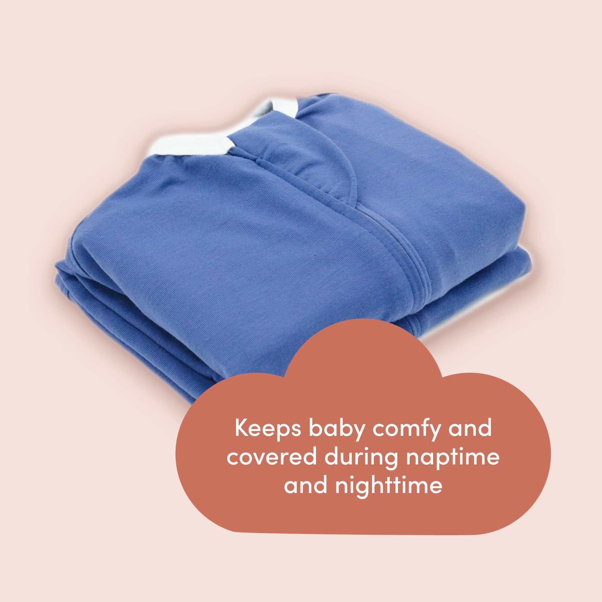 SleepingBaby Zipadee-Zip Transition Swaddle Blanket - Soft Baby Wearable Blanket with Zipper for Easy Diaper Changes - Roomy 6-12 Month Swaddle Sack (3 Pack, Classic Boy) - Perfect for Naptime & Bedtime Comfort