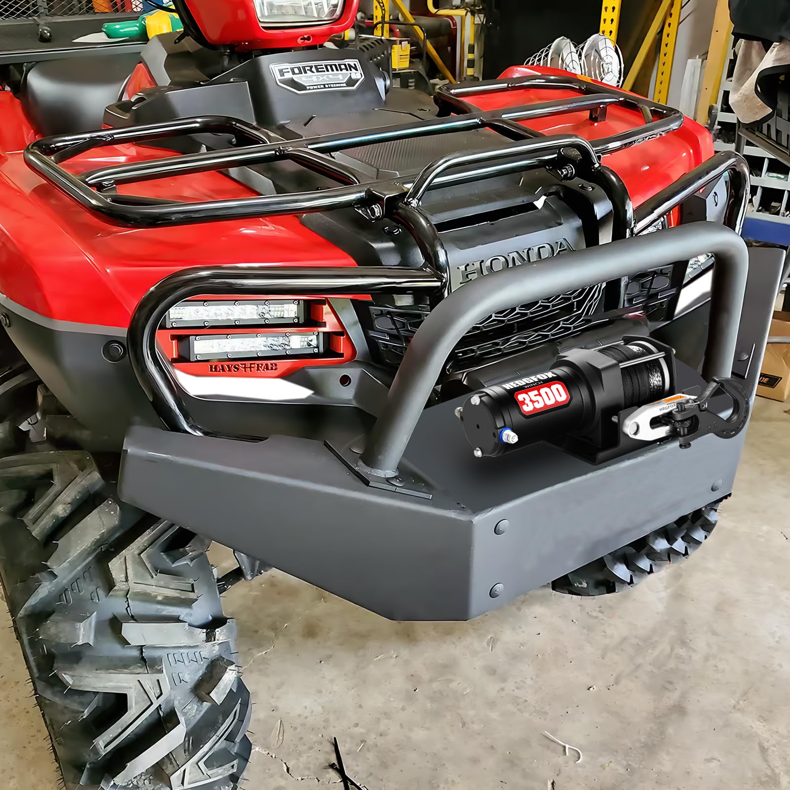 3500lb Electric Winch Kit with Synthetic Rope - Waterproof IP65, Wireless Remote & Mini Rocker Switch - Heavy Duty for ATV, UTV, Trailer Towing, Off-Road Recovery, Boat & Marine Use - Perfect for Outdoor Adventures, Vehicle Recovery & Water Activities