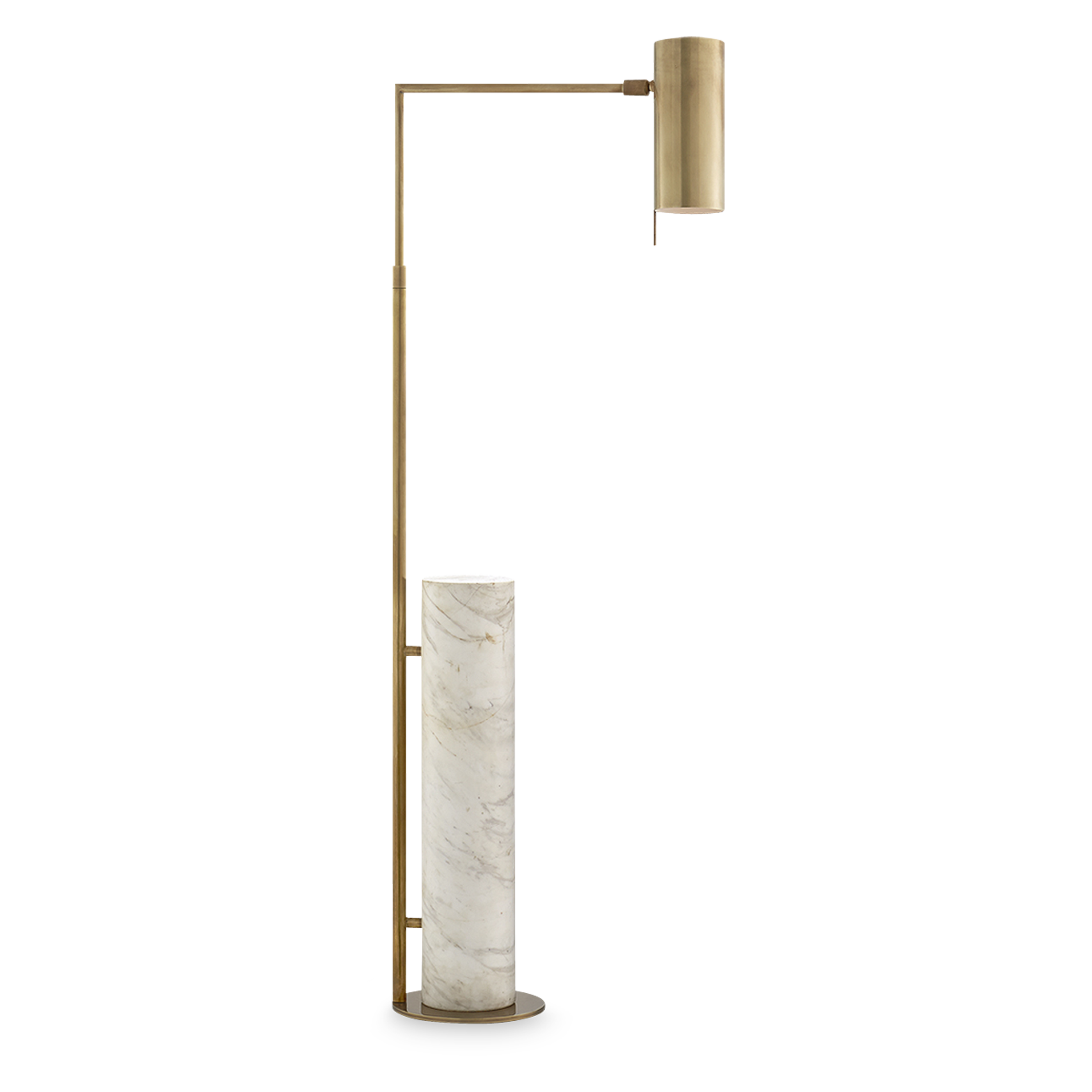 Vintage Alma Floor Lamp - Antique Style Adjustable Standing Light for Living Room, Bedroom & Office Decor