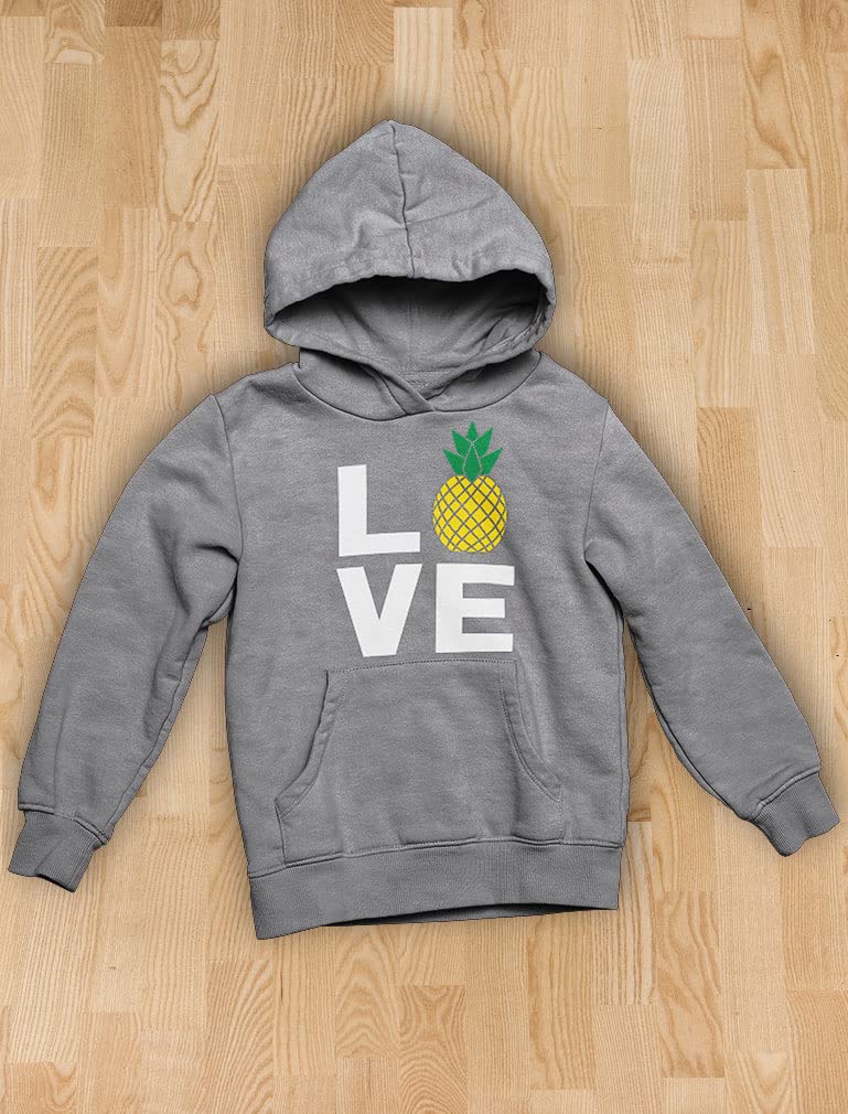 Tstars I Love Pineapples Women's Hoodie - Soft & Comfortable Pullover Sweatshirt for Pineapple Lovers | Best Gift for Her, Birthday, Christmas | Perfect for Casual Wear, Lounge & Outdoor Activities
