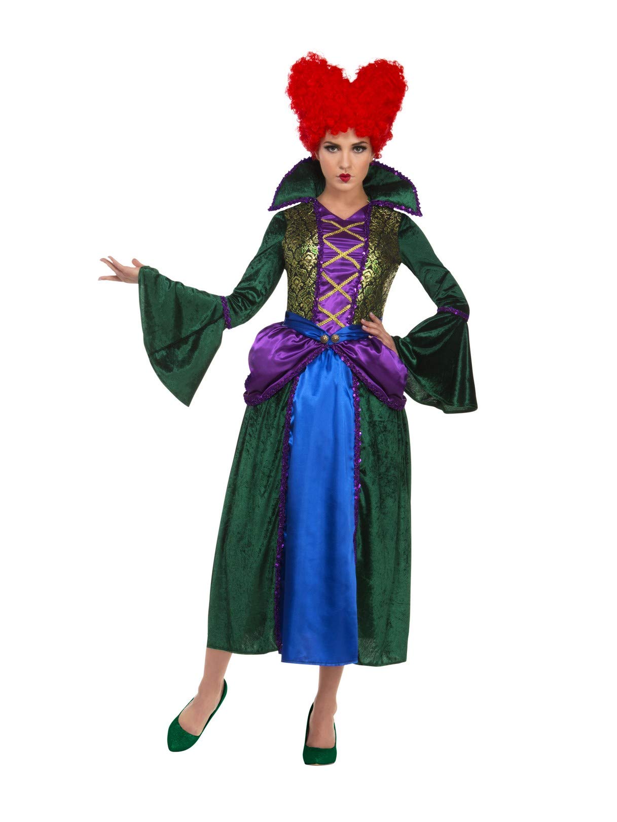 Women's Bossy Salem Sister Witch Costume - Halloween Party Outfit, Cosplay Dress, Witch Theme Costume for Adults - Perfect for Halloween Parties, Witch Gatherings, and Themed Events