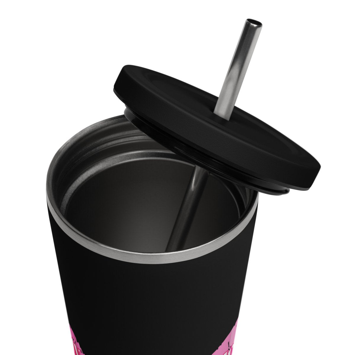 Sobriety Sass Insulated Tumbler - 20oz Stainless Steel Travel Mug with Lid & Straw - Perfect for Hot/Cold Drinks - Motivational Recovery Gift for Sober Living, AA Meetings & Daily Inspiration