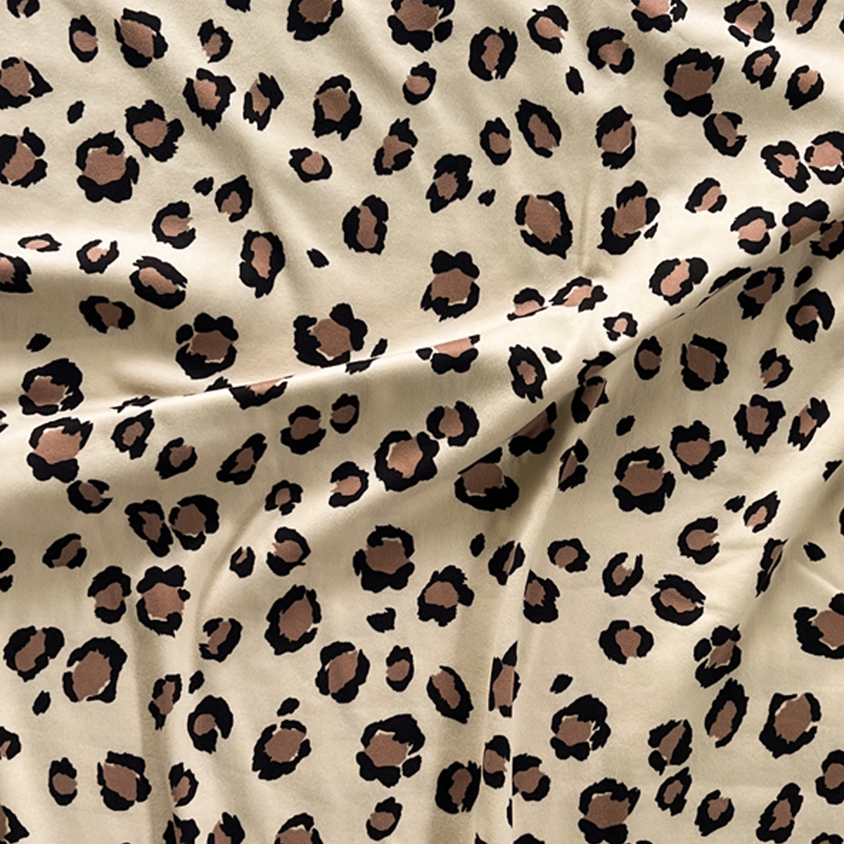 Large Tan Black and Brown Leopard Print Tote Bag - Stylish Women's Handbag for Work, Travel & Shopping
