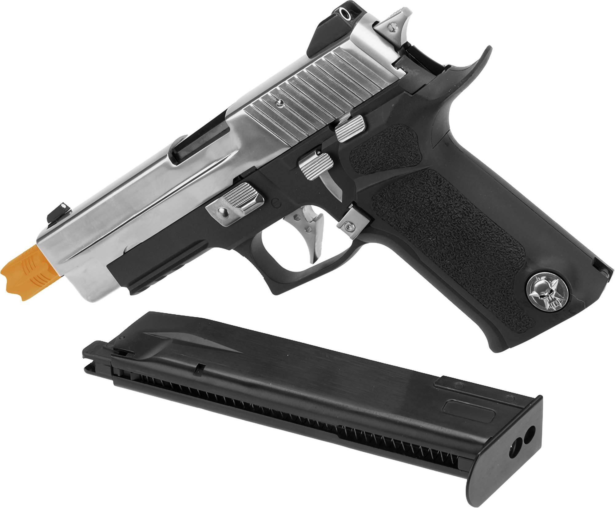WE-Tech P-V GBB Airsoft Pistol | Gas Blowback Airsoft Gun | Realistic Training & Competitive Shooting | Evike Airsoft Store