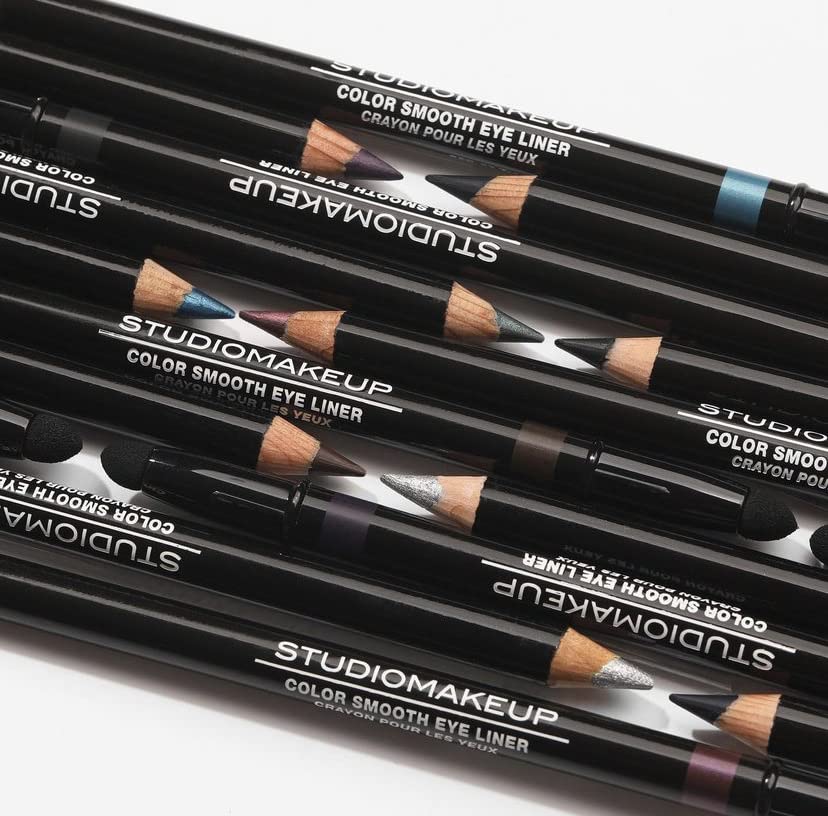 Studiomakeup Smooth Eyeliner Pencil - Soft Touch Eye Makeup with Smooth Texture for Smoky to Natural Looks | Blue Eyeliner Pencils Safe for Sensitive Eyes | Perfect for Daytime Office Wear & Evening Party Makeup