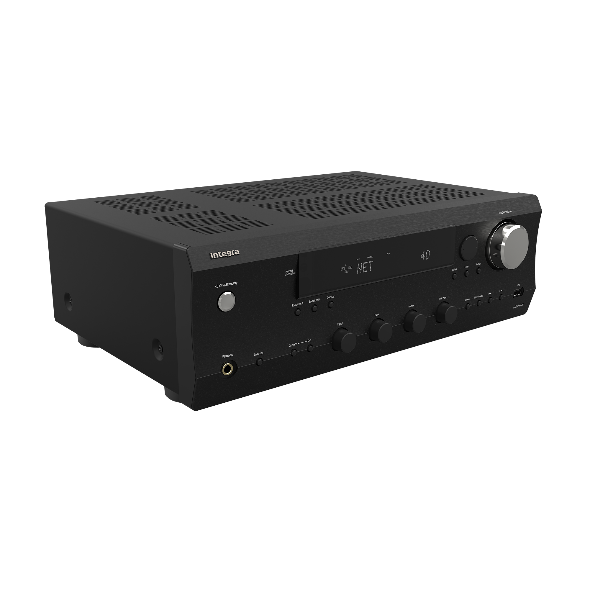 Integra DTM 7.4 Network Stereo A/V Receiver with HDMI - Open Box - Premium Home Theater Audio System for Movies & Music